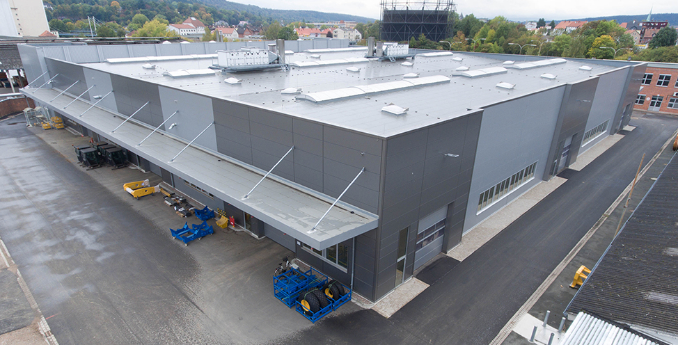 Volvo-Produktionshalle in Hameln